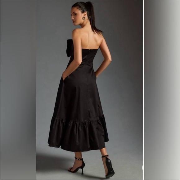 Anthropologie x Hutch Bow-Tie Maxi Dress Size 10 NWT - Picture 3 of 14